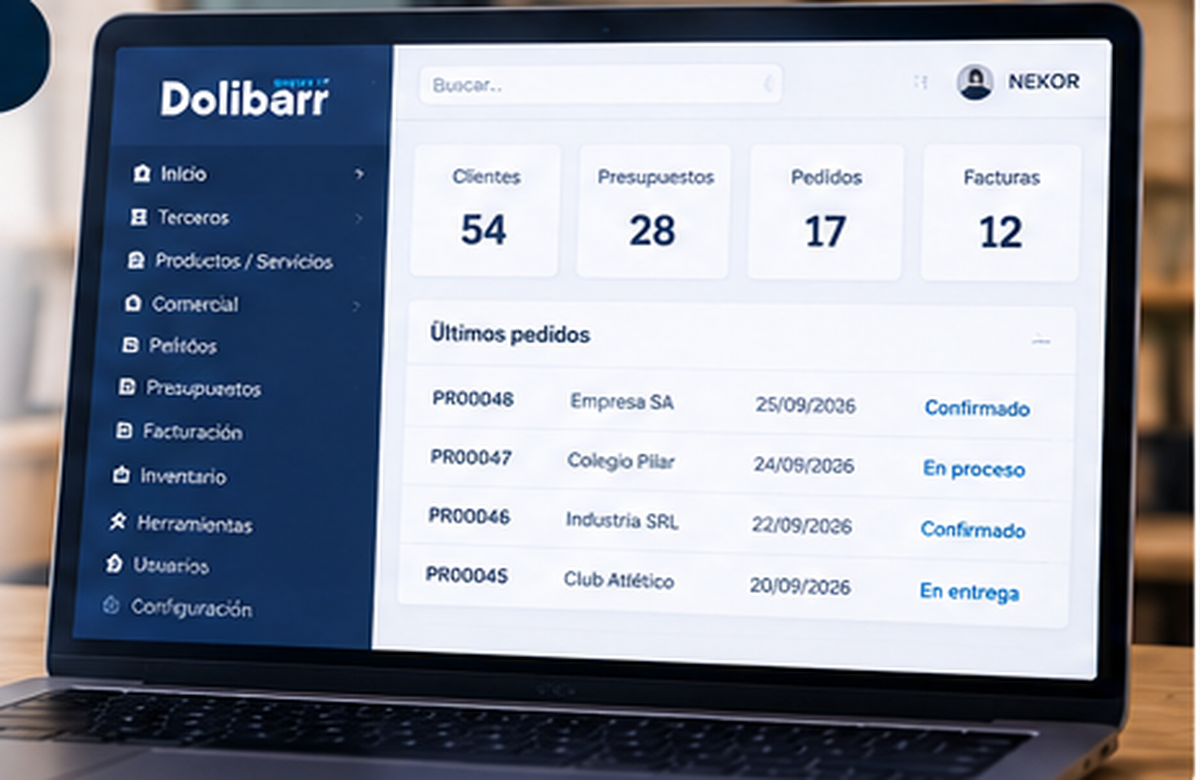 NEKOR — Administración online